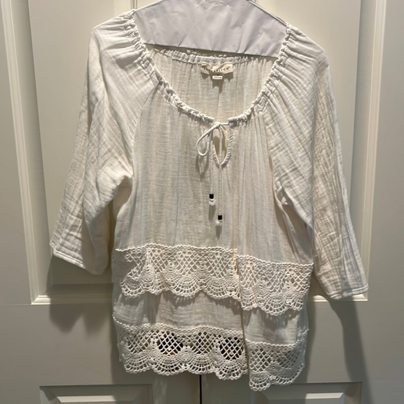 Women’s blouse. Off white. Large. Lovestitch brand - Picture 1 of 3